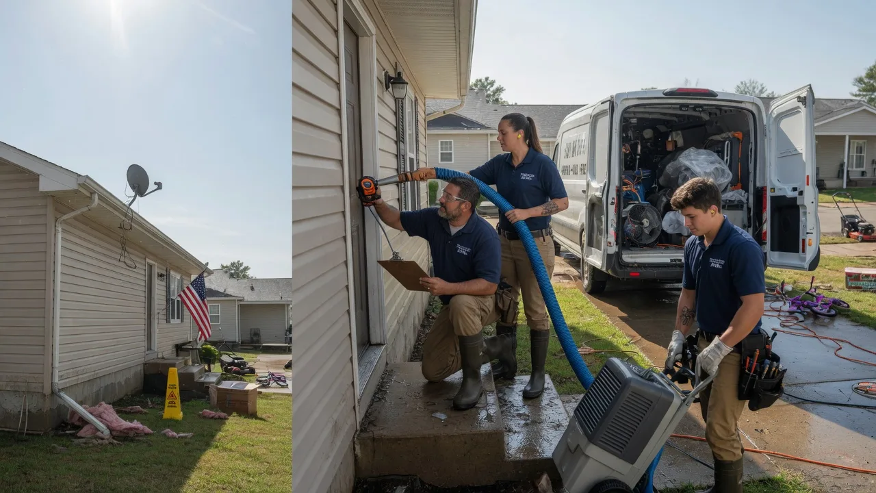 Ceiling Water Damage Restoration in Oran, IA near me